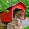 Carroll Covered Bridge Diamond Painting