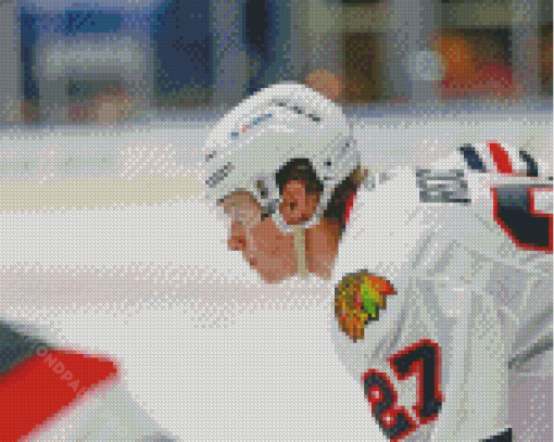 Chicago Blackhawks Player Side Profile Diamond Painting