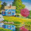 Country Spring Art Diamond Painting