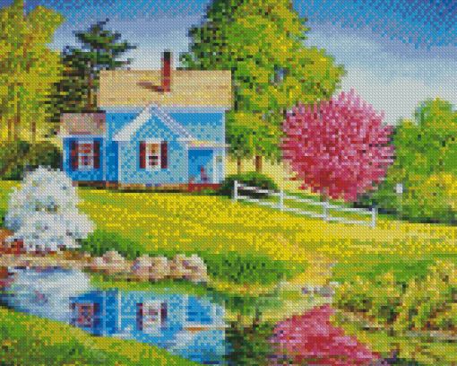 Country Spring Art Diamond Painting