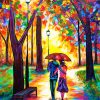 Couple Colorful Park Diamond Painting