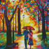 Couple Colorful Park Diamond Painting