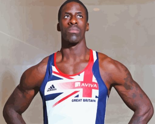 Dwain Chambers British Champion Diamond Painting