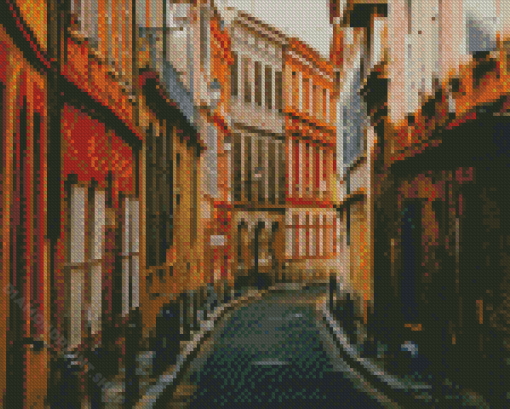 France Toulouse City Streets Diamond Painting