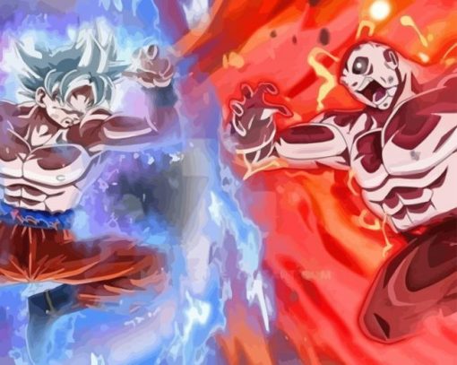 Goku Vs Jiren Diamond Painting