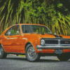 Golden Holden Monaro Car Diamond Painting