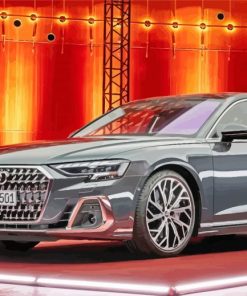 Grey Audi A8 Car Diamond Painting