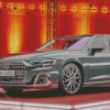 Grey Audi A8 Car Diamond Painting