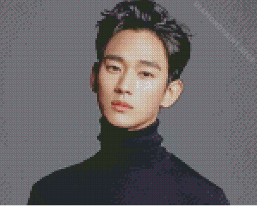 Korean Actor Kim Soo Hyun Diamond Painting