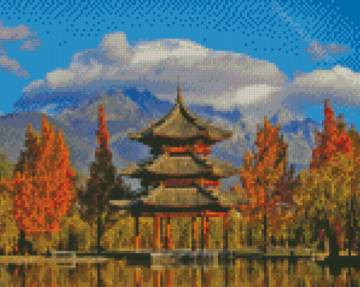 Lijiang Landscape Diamond Painting