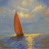 Night Sail Art Diamond Painting