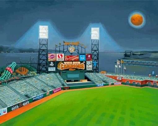 Oracle Park Stadium Diamond Painting