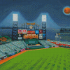 Oracle Park Stadium Diamond Painting