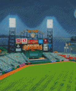 Oracle Park Stadium Diamond Painting