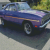 Plum Crazy Plymouth Roadrunner Car Diamond Painting