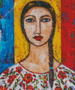 Romanian Girl Diamond Painting