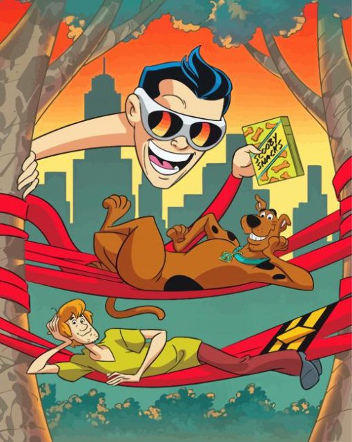 Scooby Doo Plastic Man Diamond Painting