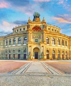 Semperoper Dresden Opera Diamond Painting