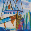 Shrimp Boat Diamond Painting