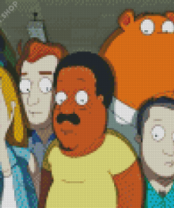 The Cleveland Show Characters Diamond Painting