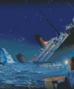 Titanic Ship Sinking Diamond Painting