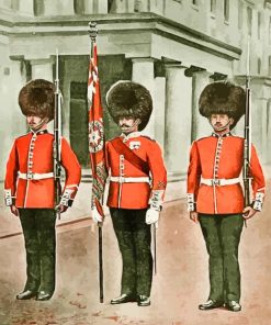 Vintage Coldstream Guards Diamond Painting