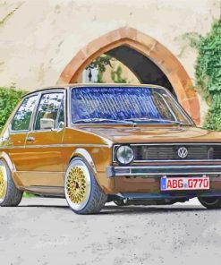 Vintage Golf 1 Car Diamond Painting