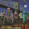 Vintage New York City Diamond Painting