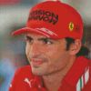 Aesthetic Carlos Sainz Jr Diamond Painting