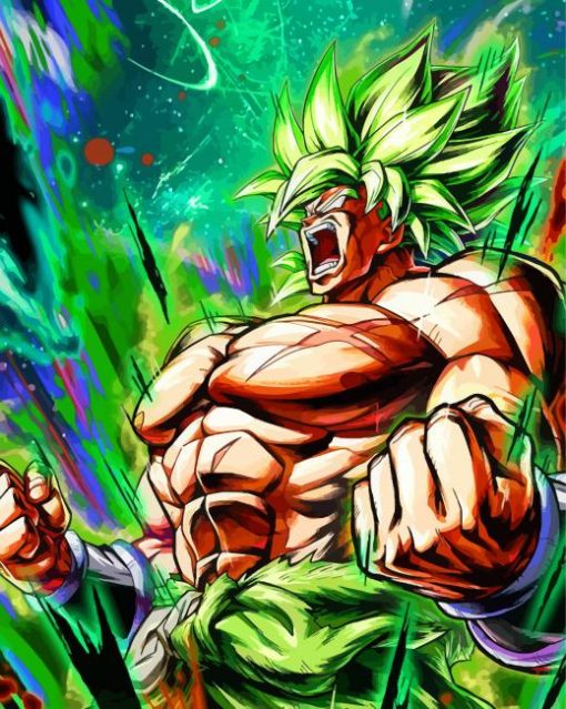 Aesthetic Dragon Ball Broly Diamond Painting