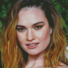 Aesthetic Lily James Diamond Painting