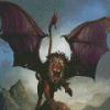 Aesthetic Manticore Diamond Painting