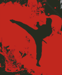 Aesthetic Taekwondo Diamond Painting