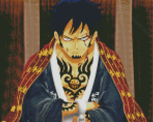 Aesthetic Trafalgar D. Water Law Diamond Painting