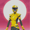 Aesthetic Yellow Ranger Diamond Painting