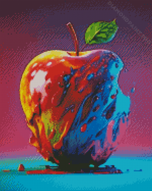 Aesthetic Colorful Apple Diamond Painting