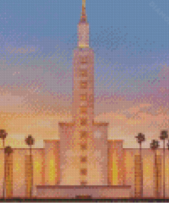 Aesthetic Los Angeles Temple Diamond Painting