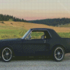 Black 67 Mustang Diamond Painting