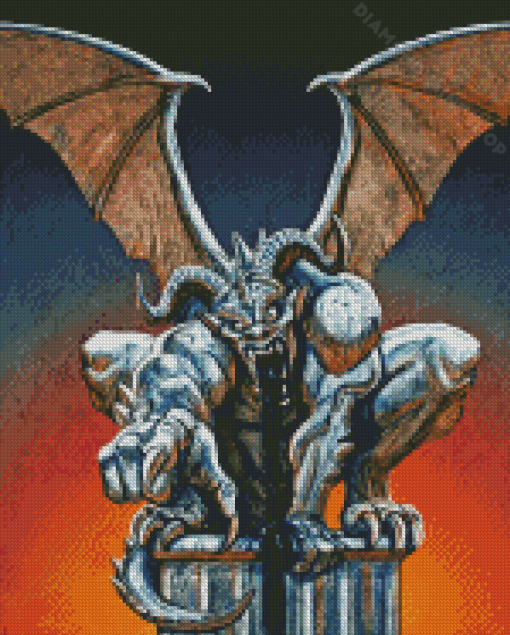 Cool Gargoyle Diamond Painting