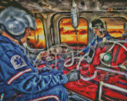 Cool Paramedic Diamond Painting