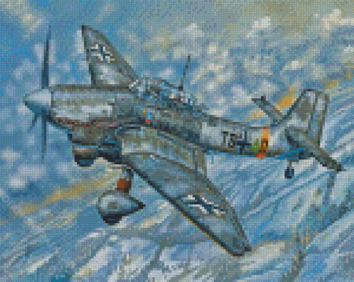 Cool Stuka Diamond Painting