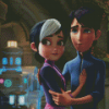 Lake Jr And Claire From Trollhunters Rise Of The Titans Diamond Painting