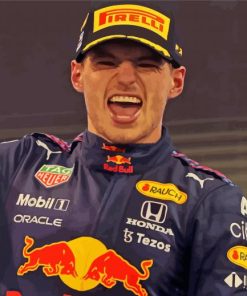 Max Verstappen Driver Diamond Painting