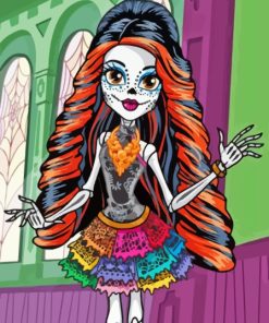 Monster High Skelita Calaveras Diamond Painting