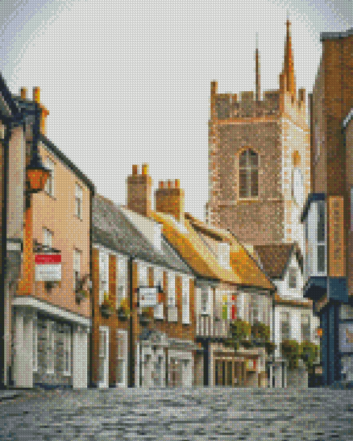 Norwich City Streets Diamond Painting