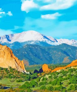 Pikes Peak Colorado Diamond Painting