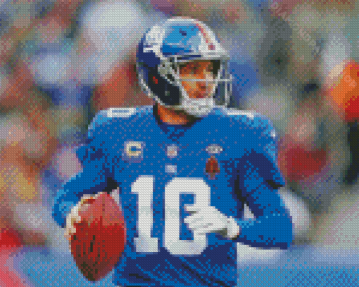 The American Football Player Eli Manning Diamond Painting