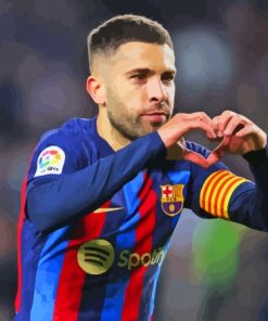 The Football Player Jordi Alba Diamond Painting