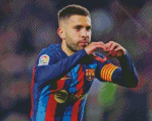 The Football Player Jordi Alba Diamond Painting