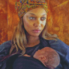 Tyra Banks Baby Diamond Painting